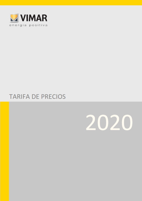 Vimar – Tarifa 2020
